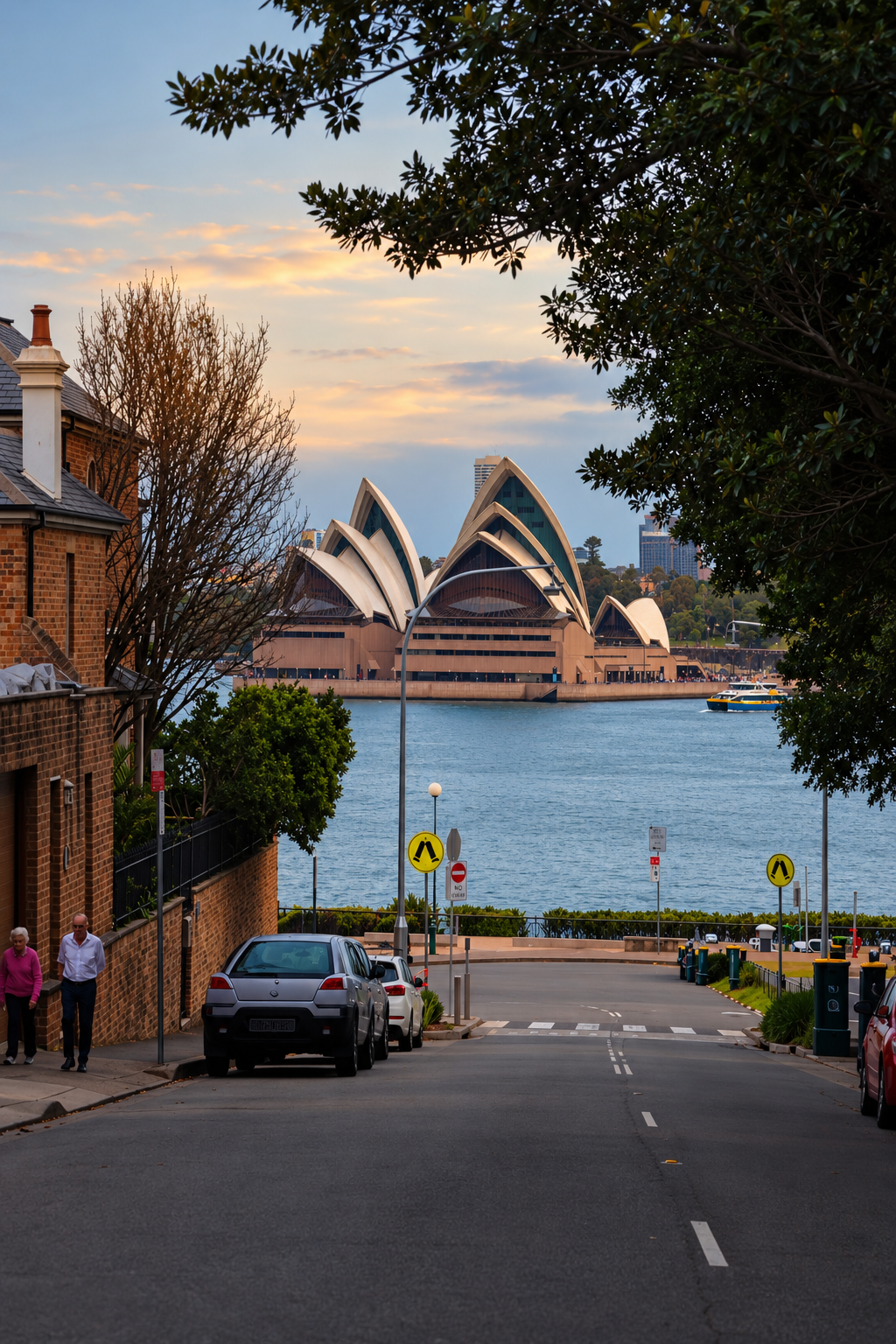 Sydney Opera House viewed across the harbour